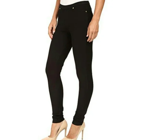 Michael Kors black pull-on legging pants - Medium - Picture 3 of 7